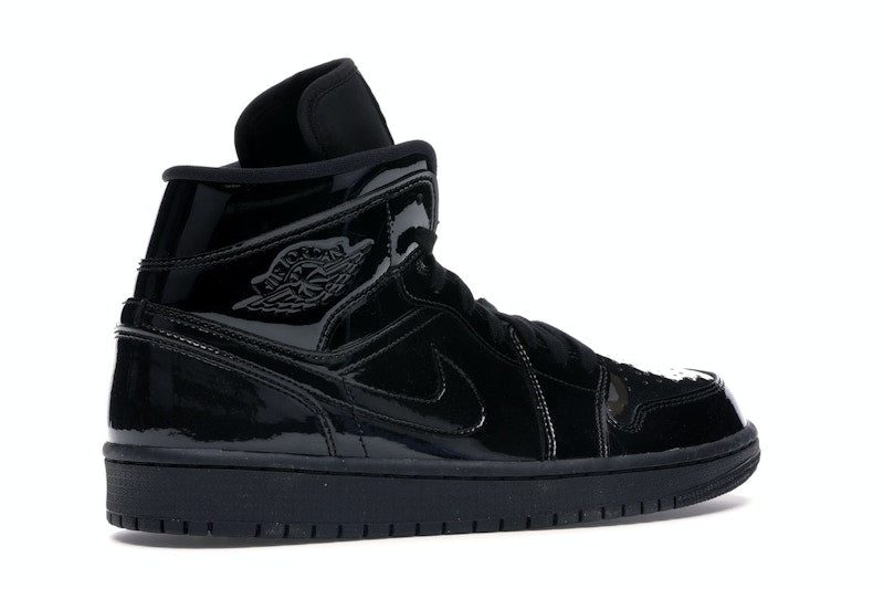 Jordan 1 Mid SE Triple Black Patent (Women's)