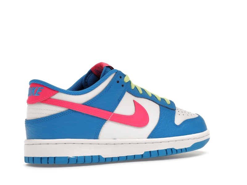 Nike Dunk Low Photo Blue White Light Lemon Twist Hyper Pink (GS)