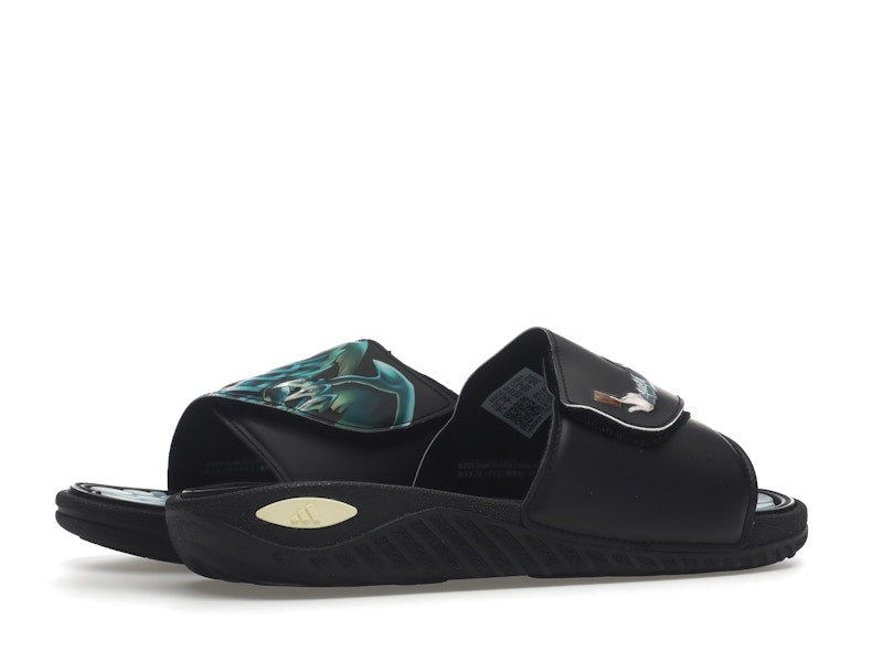 adidas Reptossage Hook-And-Loop Slides Yu-Gi-Oh! Blue Eyes White Dragon