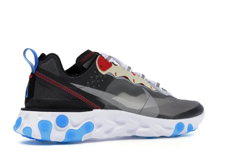 Nike React Element 87 Dark Grey Photo Blue