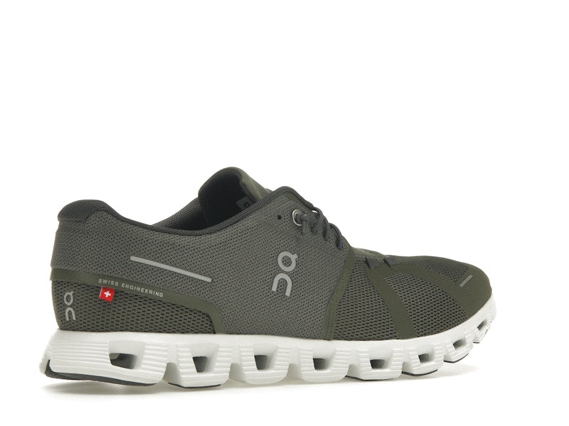 On Running Cloud 5 Olive Green White