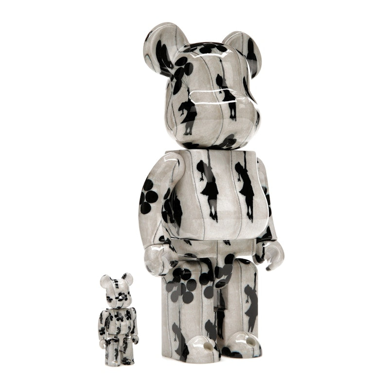 Bearbrick Flying Balloons Girl 100% & 400% Set