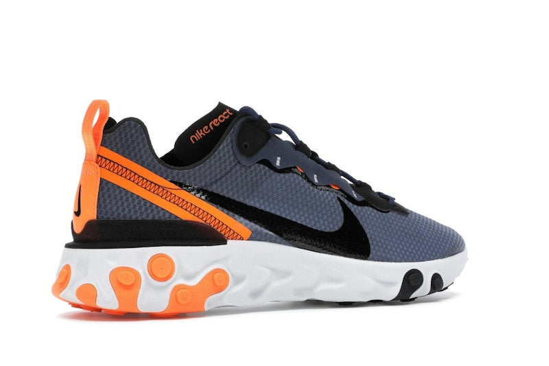 Nike React Element 55 SE Midnight Navy Total Orange