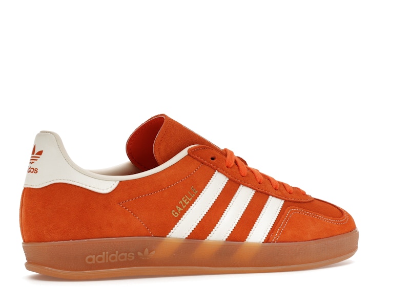 adidas Gazelle Indoor Orange Off White Gold Metallic