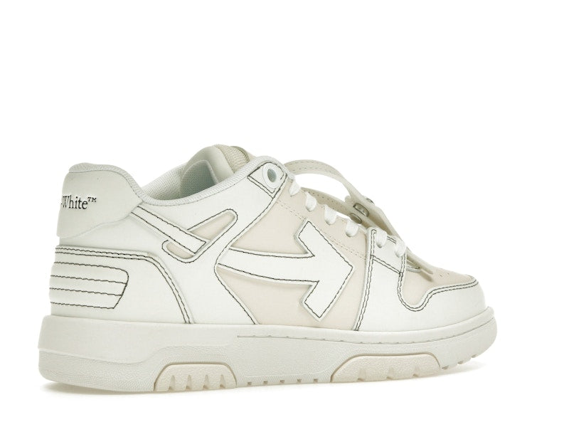 OFF-WHITE Out Of Office OOO Low Tops Cream White