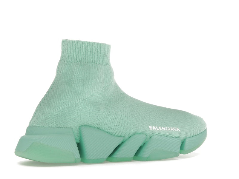 Balenciaga Speed 2.0 Recycled Transparent Sole Green