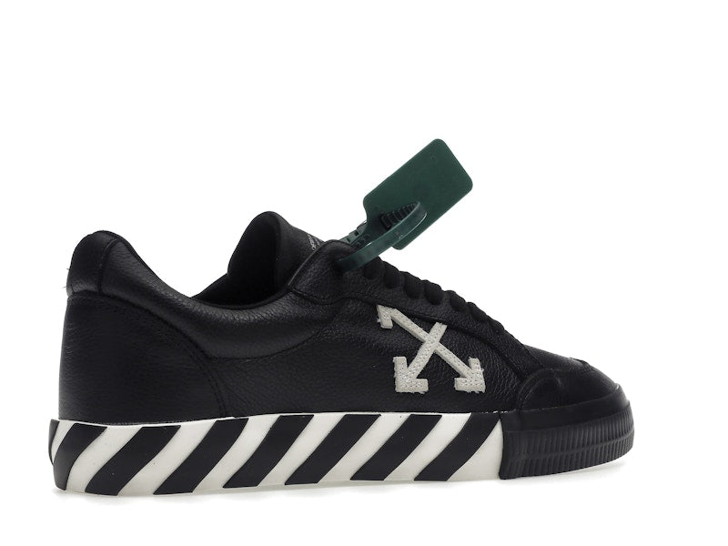 OFF-WHITE Vulc Low Leather Black White SS22