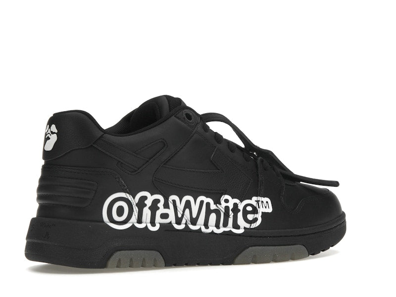 OFF-WHITE Out Of Office OOO Low Tops "Off-White" Black White