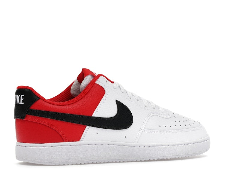 Nike Court Vision Low White Black University Red