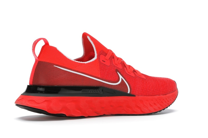 Nike React Infinity Run Flyknit Bright Crimson Black