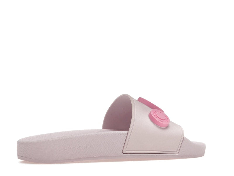 Burberry Logo Graphic Rubber Slide Pale Candy Pink (Women's)