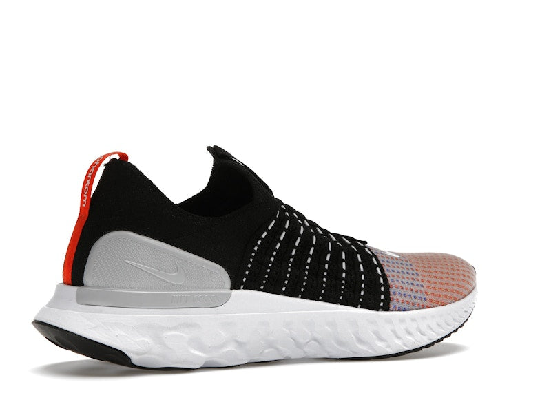 Nike React Phantom Run Flyknit 2 Black Team Orange