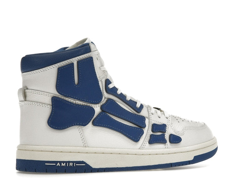 AMIRI Skel Panelled High Top White Blue