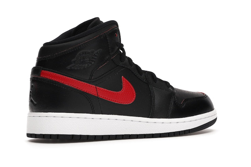 Jordan 1 Retro Mid Black Gym Red (GS)
