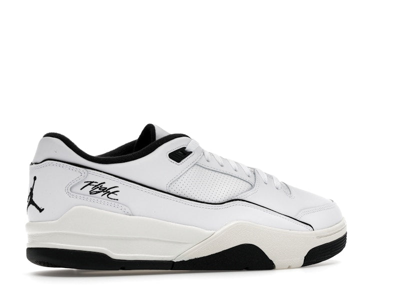 Jordan Flight Court White Sail Black
