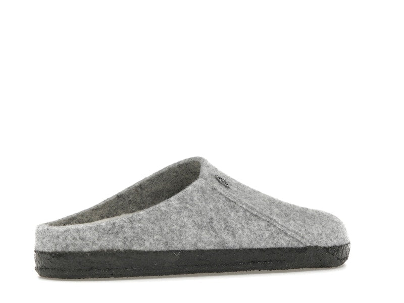 Birkenstock Zermatt Shearling Clog Wool Felt Light Gray