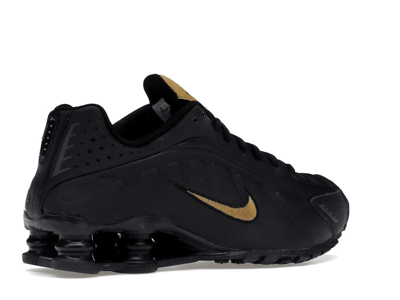 Nike Shox R4 Black Metallic Gold (GS)