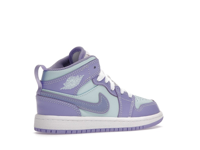 Jordan 1 Mid Purple Aqua (PS)