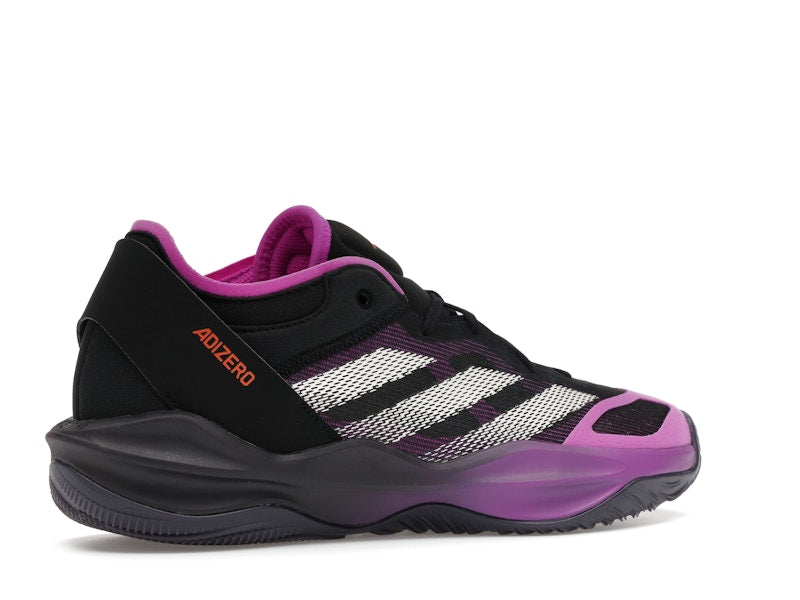 adidas Adizero Select 2.0 Low Core Black Purple Burst Aurora Black