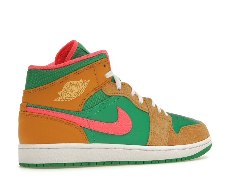 Jordan 1 Mid SE Wheat Watermelon