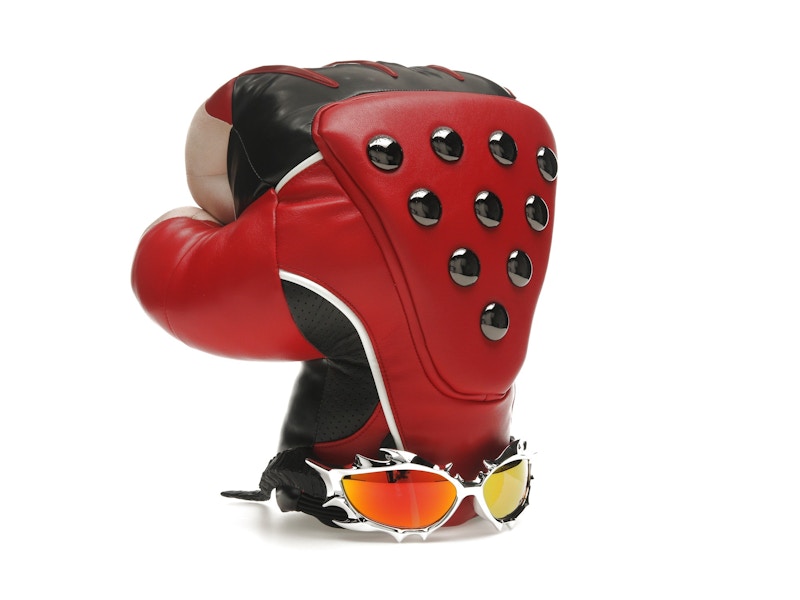 Gentle Monster x Tekken 8 Inferno CS1 Sunglasses Silver Red