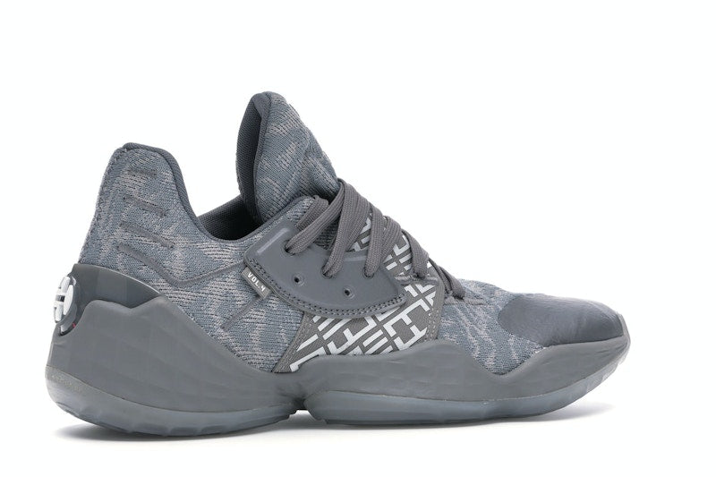 adidas Harden Vol. 4 Grey Three Cloud White