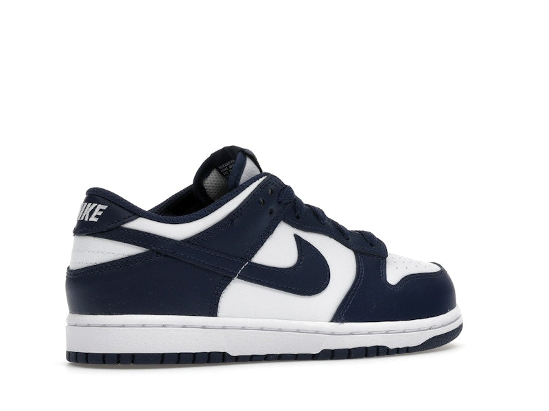 Nike Dunk Low White Midnight Navy (PS)