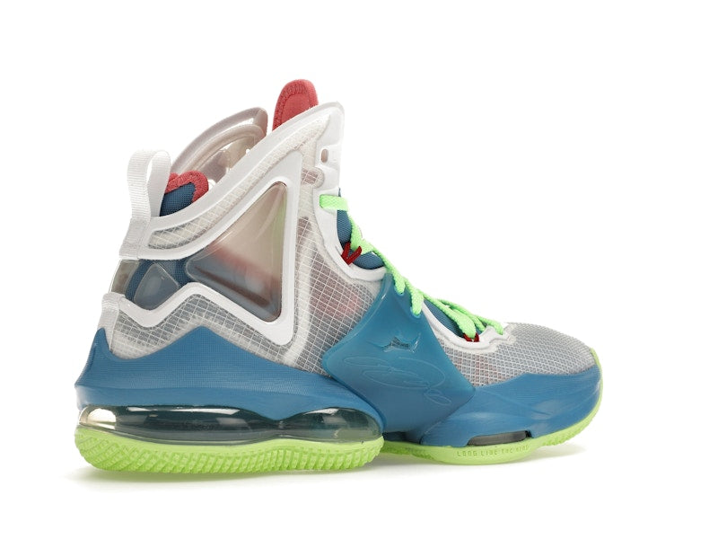 Nike LeBron 19 Dutch Blue Lime Glow (GS)