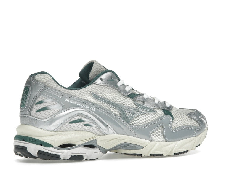 Mizuno Wave Rider 10 White Slate Bistro Green