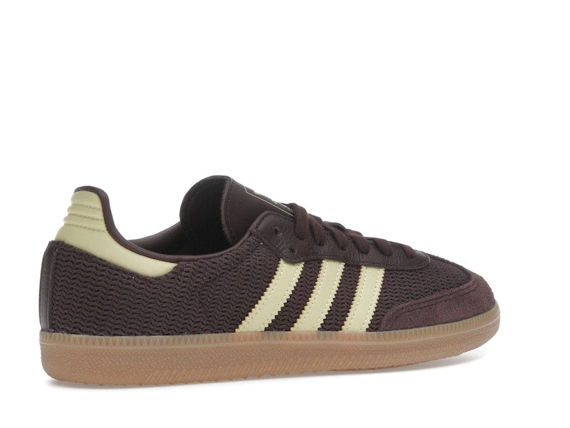 adidas Samba OG Shadow Brown Powder Yellow (Women's)