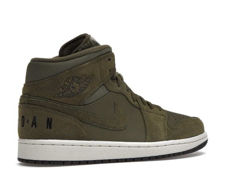 Jordan 1 Mid Olive Canvas (2018)