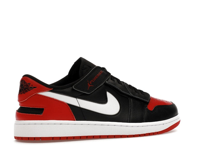 Jordan 1 Low FlyEase Black White Gym Red