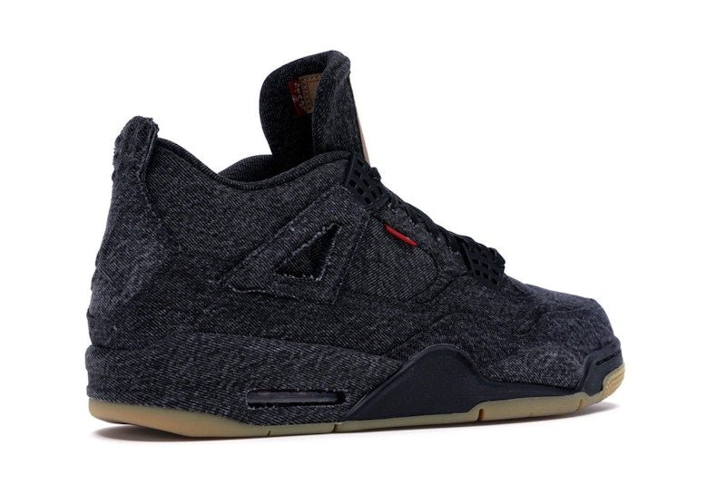 Jordan 4 Retro Levi's Black (Blank Tag)