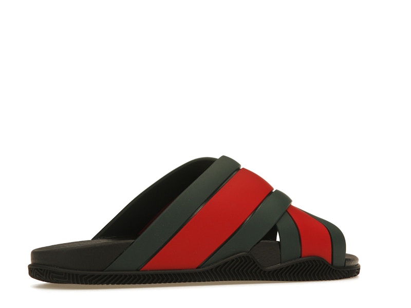 Gucci Web Slide Black Rubber (Women's)