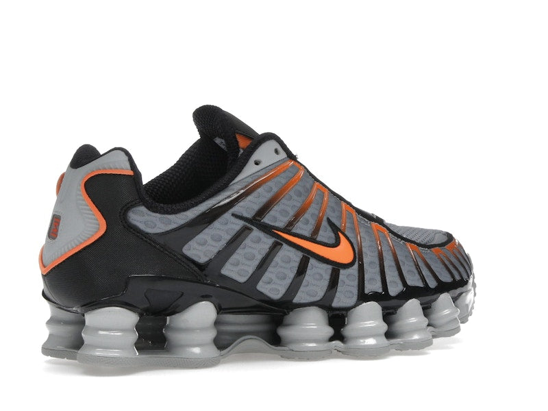 Nike Shox TL Light Smoke Grey Black Bright Mandarin