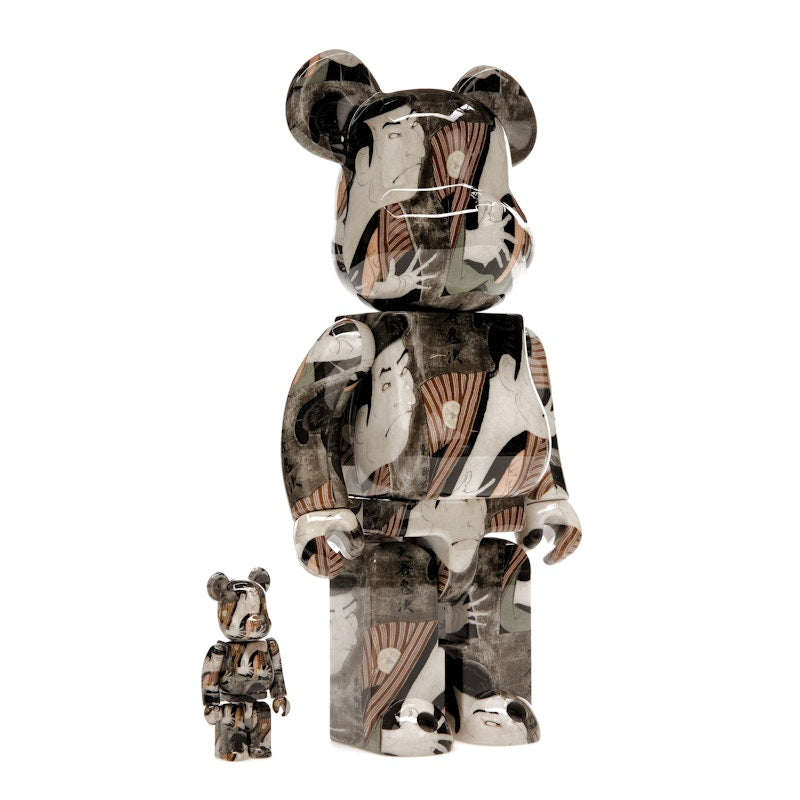 Bearbrick Sharaku Toshusai (Otani Oniji III as Yakko Edobei) 100% & 400% Set