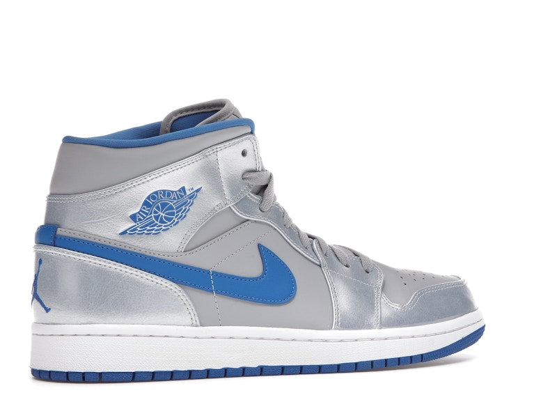 Jordan 1 Mid Wolf Grey Sport Blue