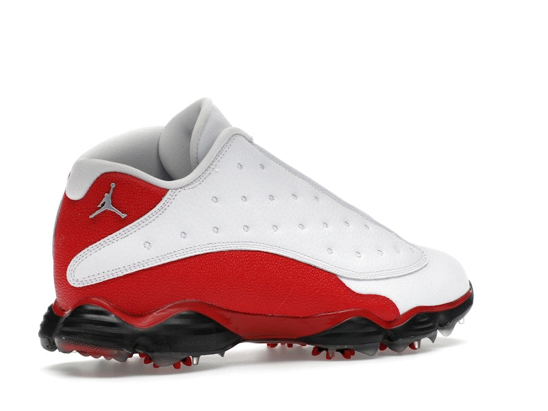 Jordan 13 Retro Golf Cleat White Red