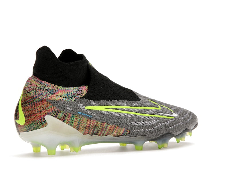 Nike Gripknit Phantom GX Elite Dynamic Fit Fusion FG Black White Blue Glow Volt
