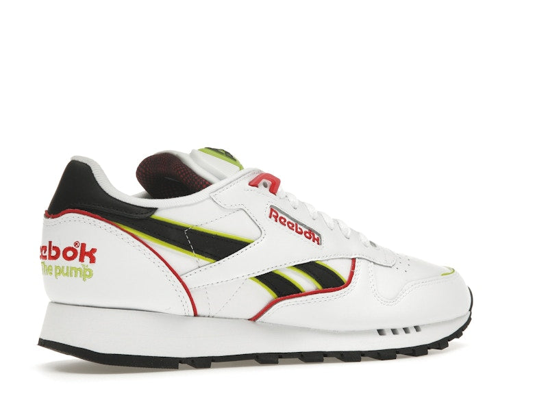 Reebok Classic Leather The Pump White Acid Yellow