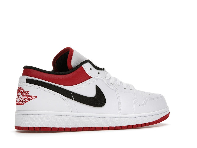Jordan 1 Low White University Red Black