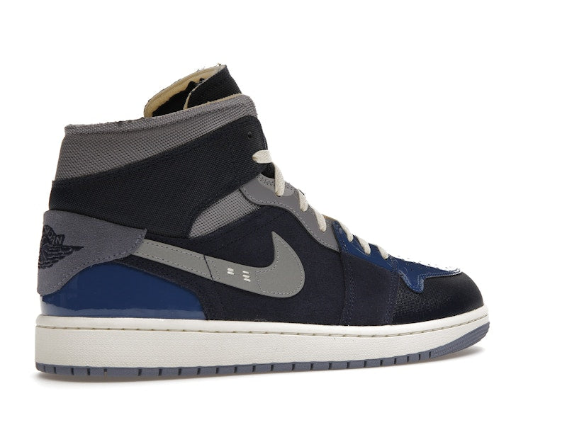 Jordan 1 Mid SE Craft Obsidian French Blue Ashen Slate White
