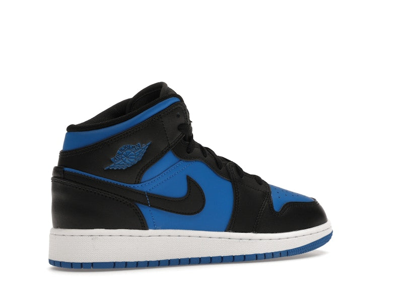 Jordan 1 Mid Black Royal Blue (GS)