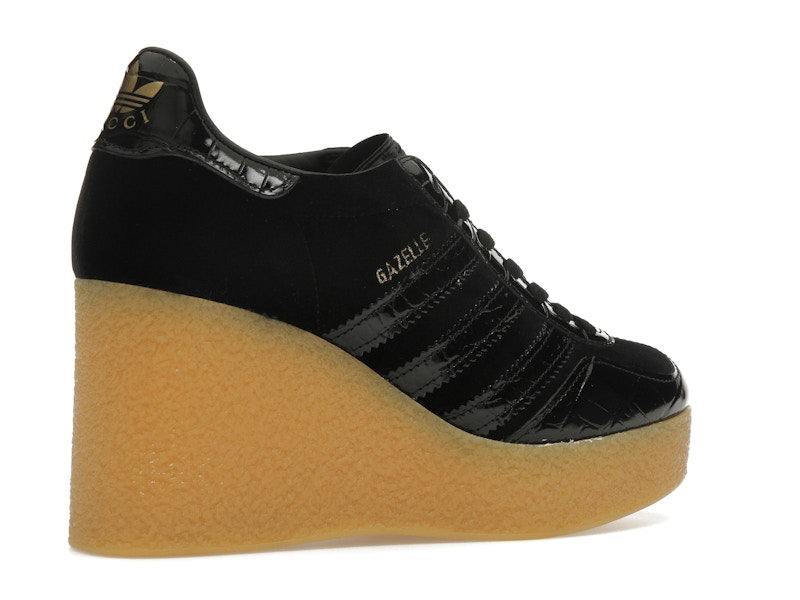 adidas x Gucci Gazelle Wedge Black Croc (Women's)