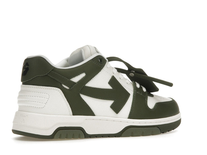 OFF-WHITE Out Of Office OOO Low Tops White Khaki