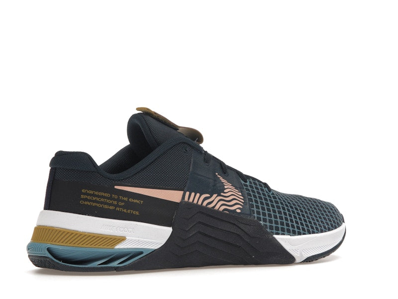 Nike Metcon 8 Armory Navy Obsidian Cerulean Arctic Orange