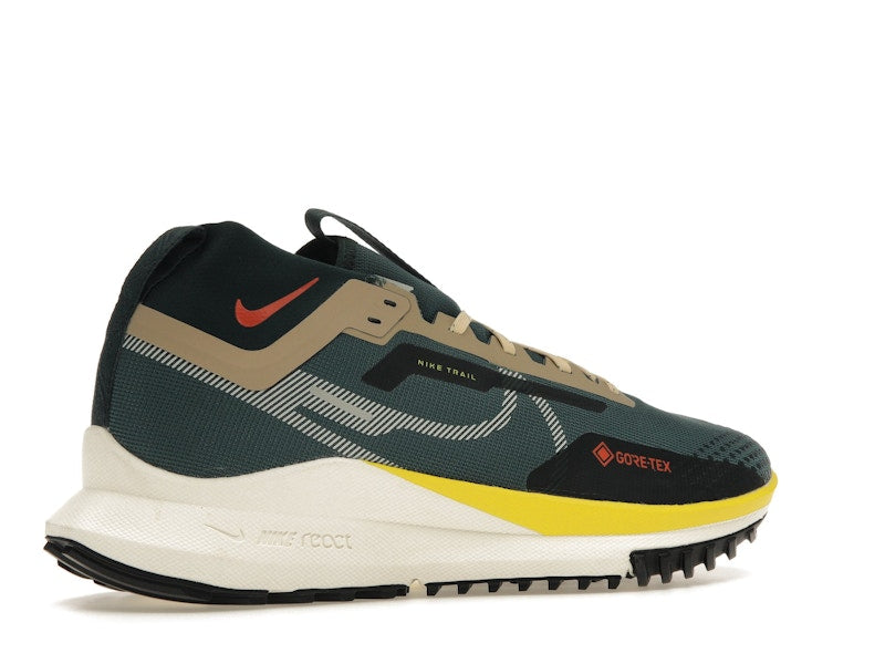 Nike React Pegasus Trail 4 Gore-Tex Noble Green Picante Red
