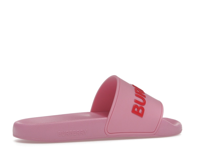 Burberry Embossed Logo Slides Bubblegum Pink (Women's)