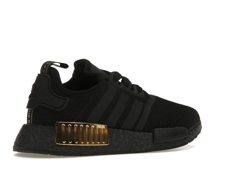 adidas NMD R1 Triple Black Gold Metallic (Women's)