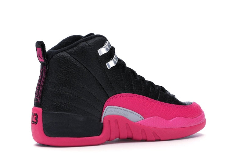 Jordan 12 Retro Black Deadly Pink (GS)